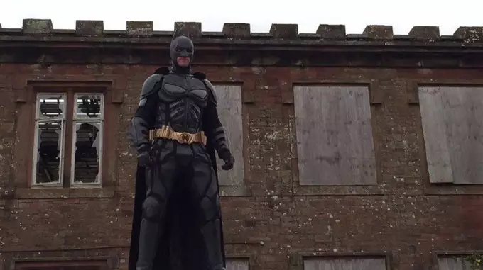 Lad Dressed As Batman Is Protecting Kids From This 'Clown Craze'