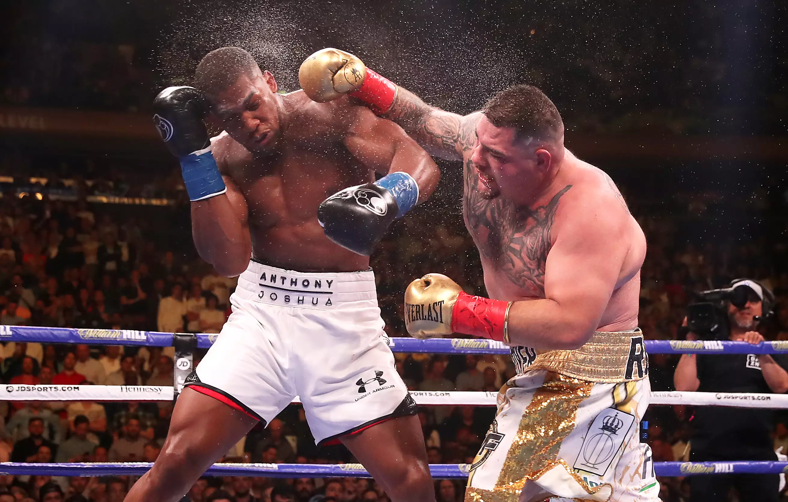 Anthony Joshua was stunned by Andy Ruiz Jr in New York