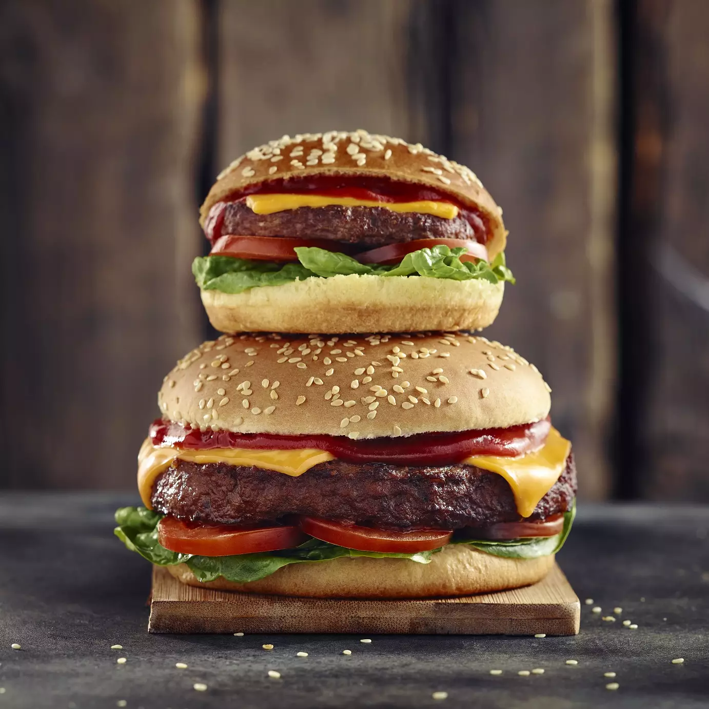 Iceland's new burger is twice the size of your regular quarter pounder.