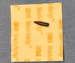 One piece of lead that measured 6.7mm.