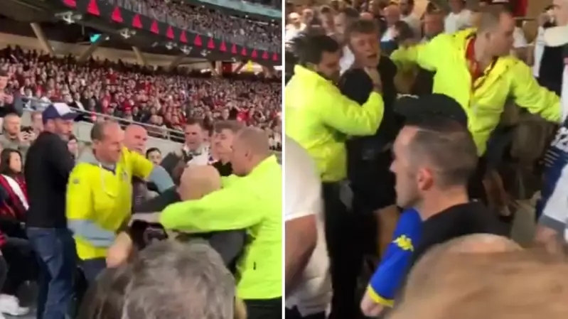 Man Utd And Leeds Fans Clash As Violence Mars Pre-Season Friendly In Perth