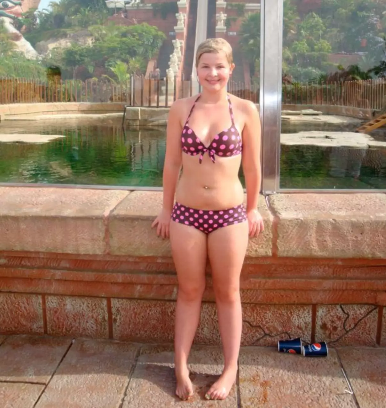 Bethany before her tattoos.