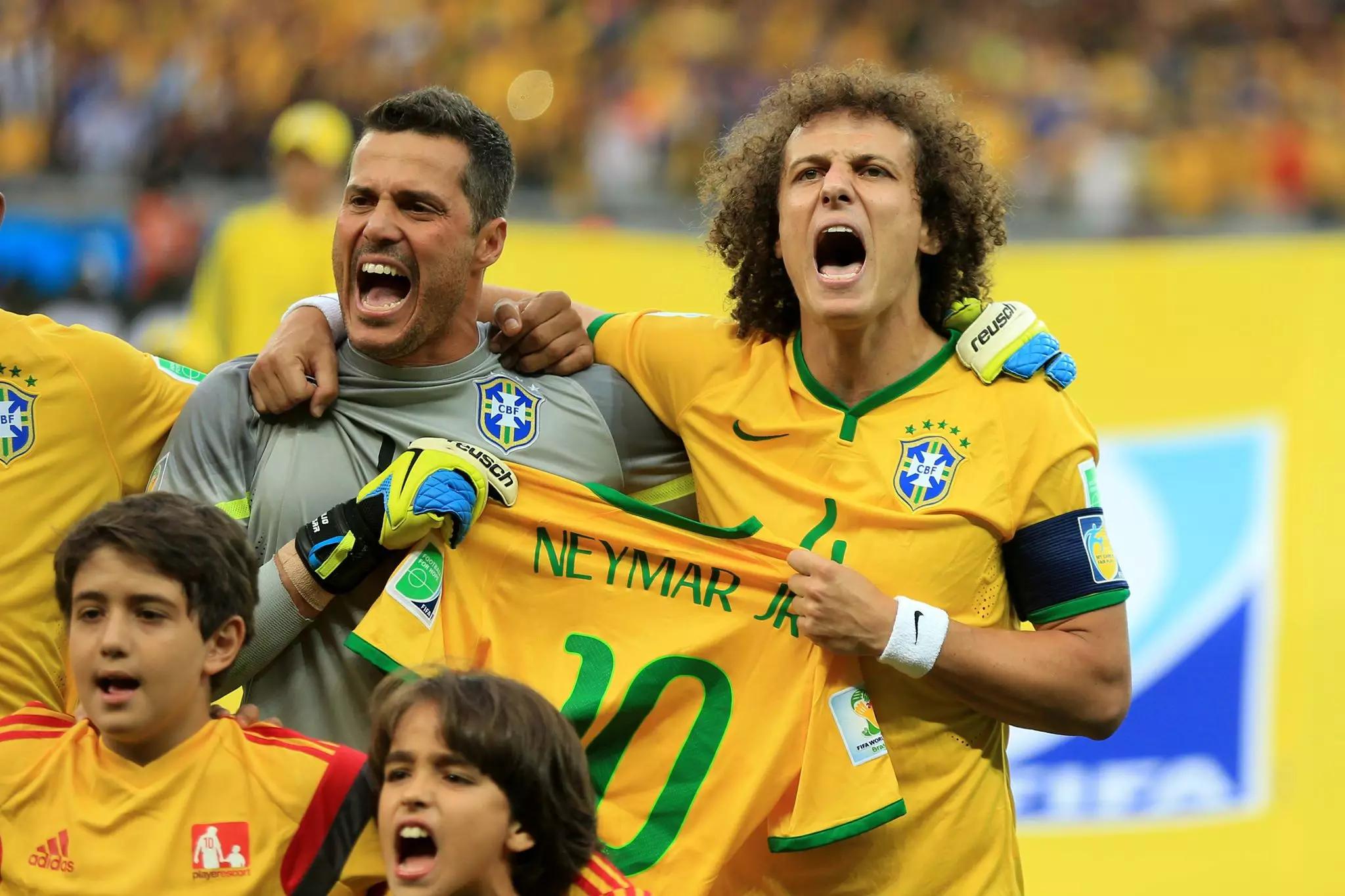 Far too emotion from Luiz before a terrible performance. Image: PA Images