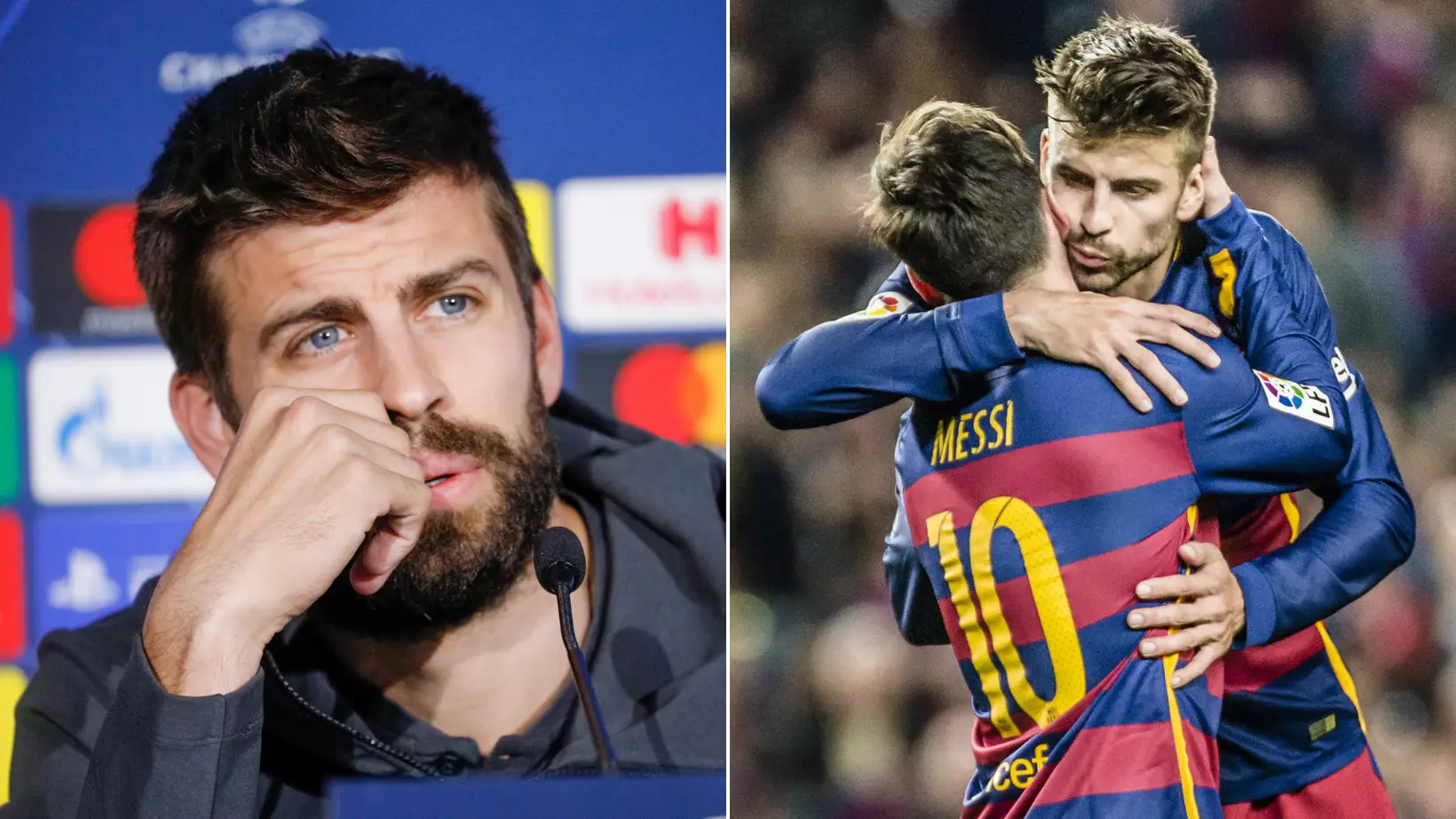 Gerard Pique Posts Incredibly Emotional Farewell Statement To Lionel Messi