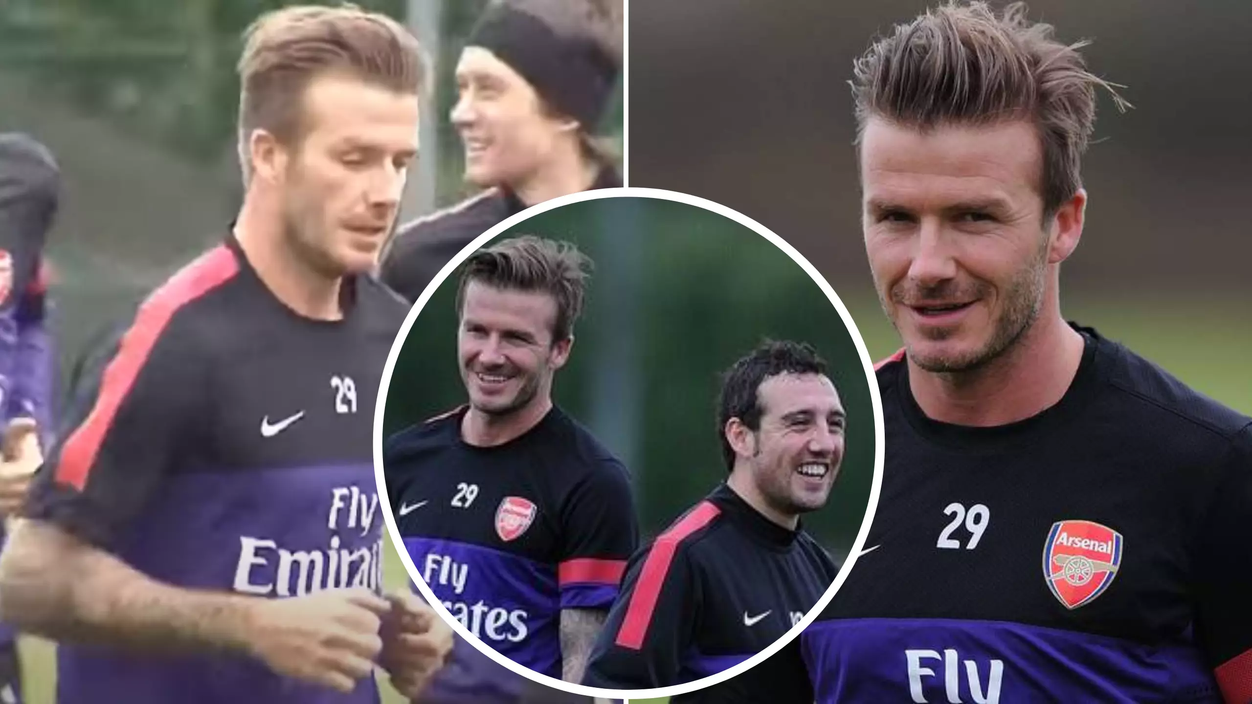 David Beckham Training With Arsenal Is Still The Weirdest Thing Ever
