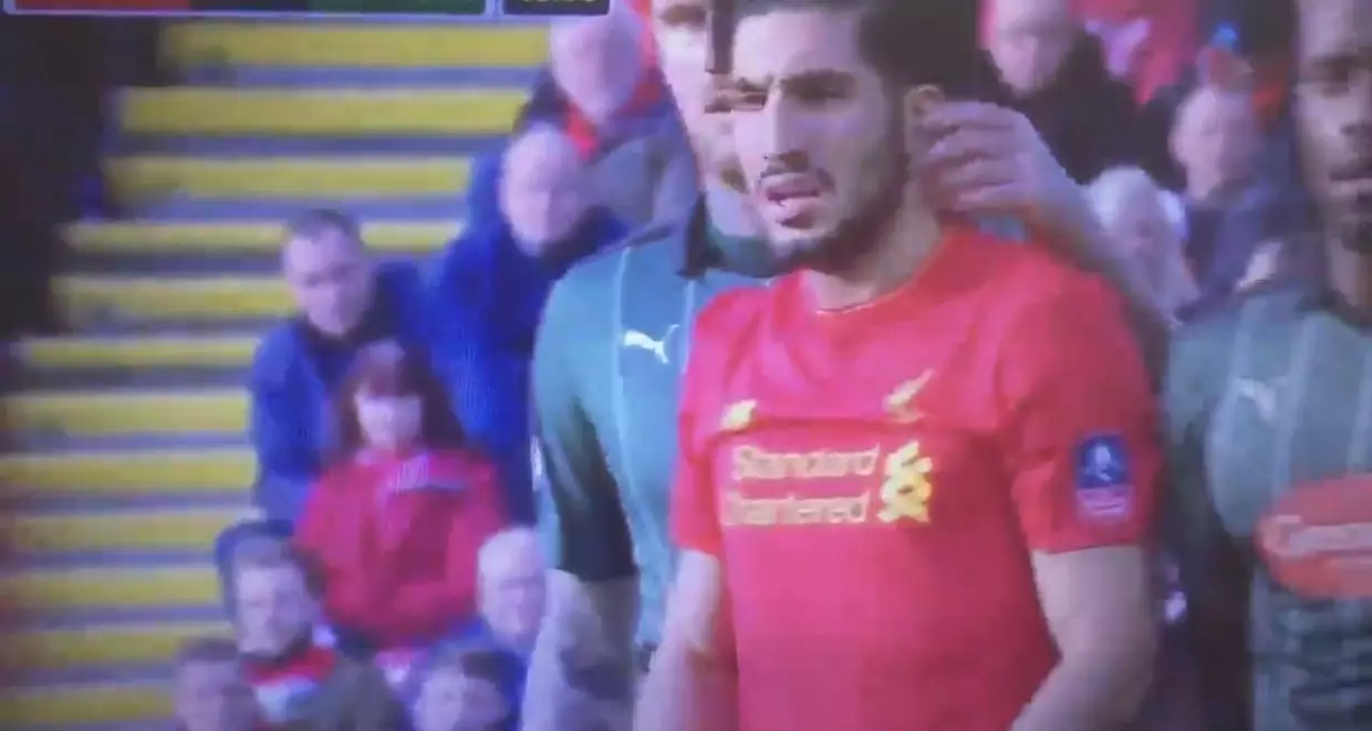 WATCH: Plymouth Player Gives Emre Can A 'Wet Willy' During Today's Match