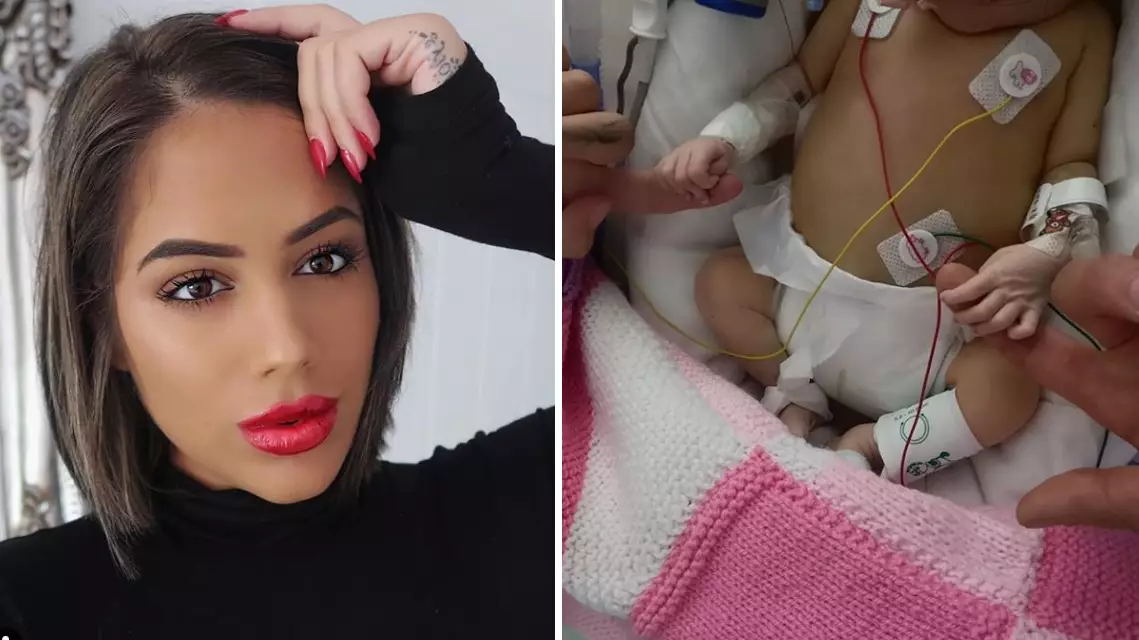 Love Island's Malin Andersson Gives Birth To Daughter Seven Weeks Early