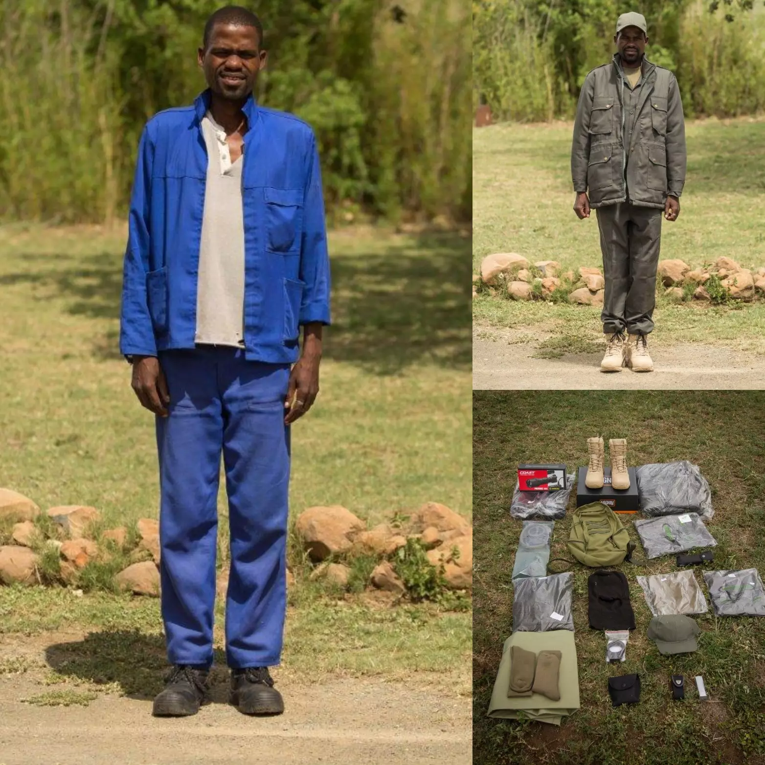 The basic equipment and uniform required for one ranger, which costs around $1000.