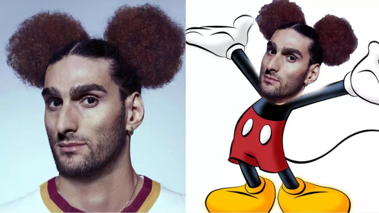 Marouane Fellaini's New 'Mickey Mouse' Hairstyle Has Broken The Internet 