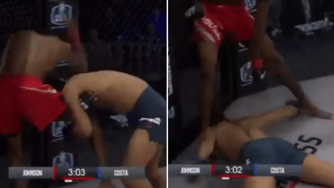 Jose Johnson Leaves Rafael Costa Out Cold With One Of The Most Brutal Elbows Ever