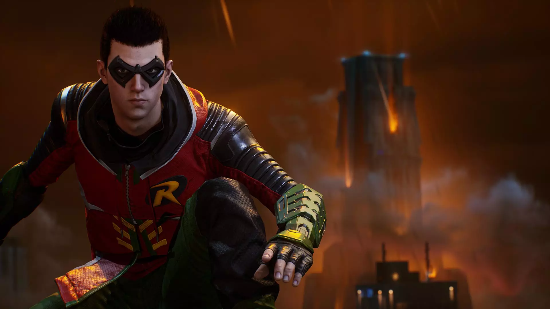 Robin, in Gotham Knights /