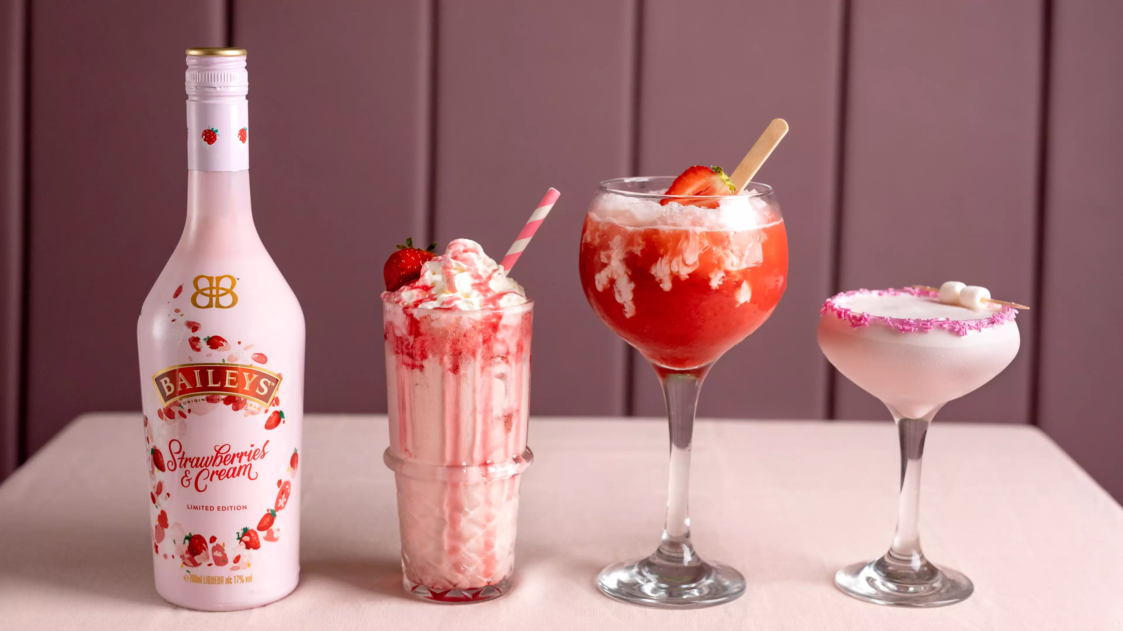 This UK Bar Is Launching Baileys Strawberries And Cream Martinis For Summer