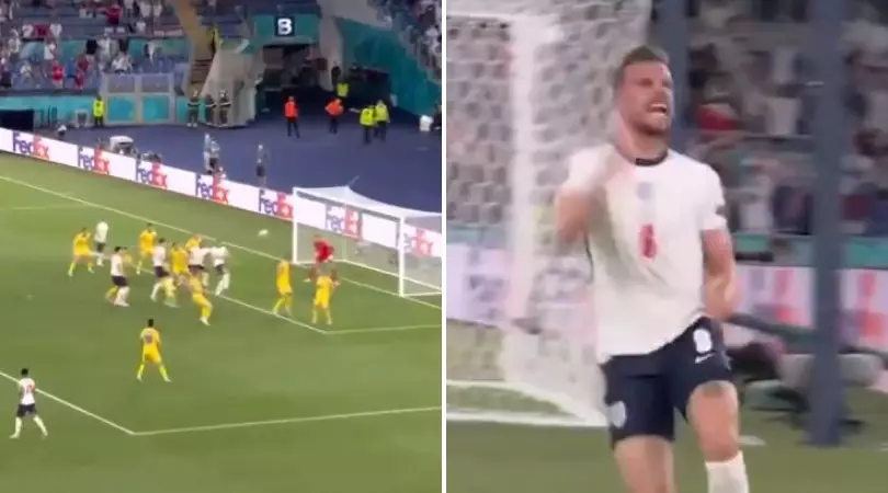 Jordan Henderson Has Finally Scored His First Goal For England And The Scenes Were Emotional