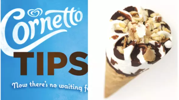 Cornetto Launches New Bitesize Cone Tips Snack
