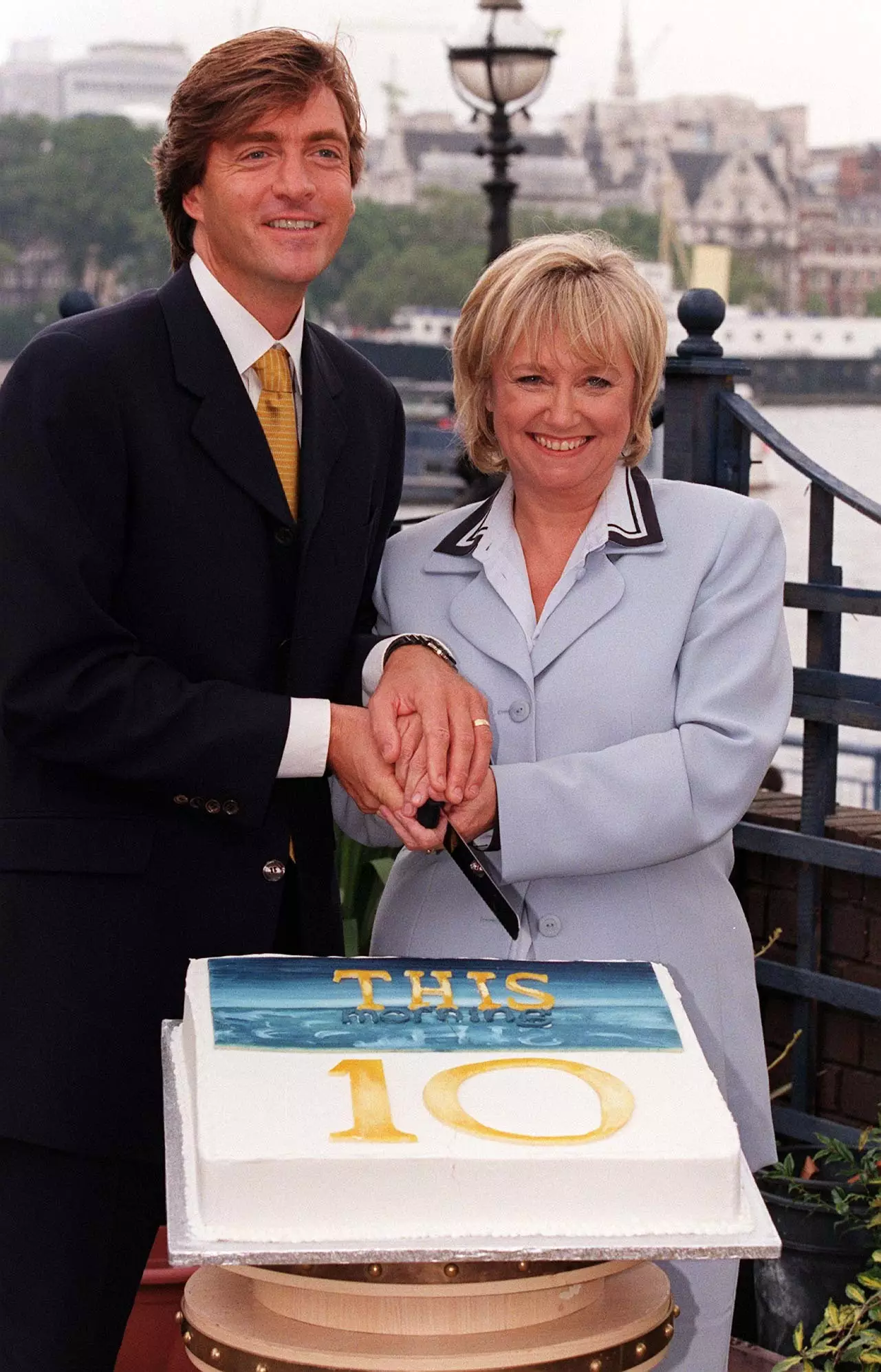 Richard and Judy celebrating 10 years of 'This Morning' (