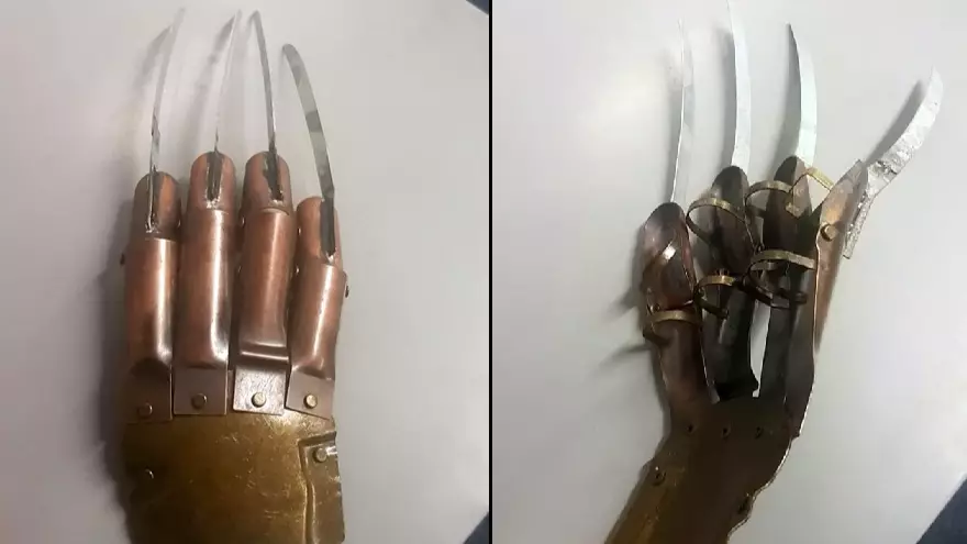 Police Find Freddy Krueger Style Glove In Knife Amnesty Bin  