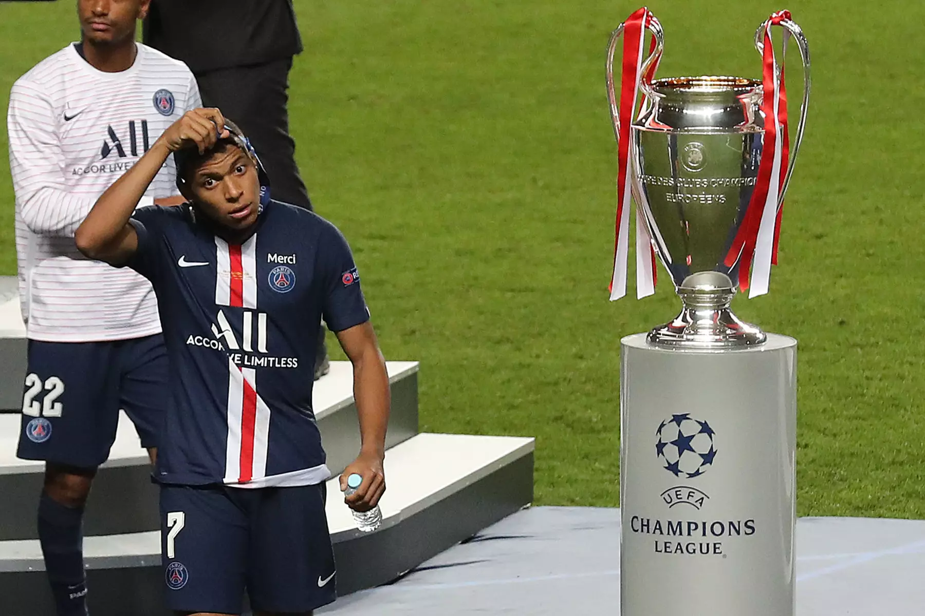 Kylian Mbappe missed out on winning the Champions League when PSG lost to Bayern Munich in the 2020 final 