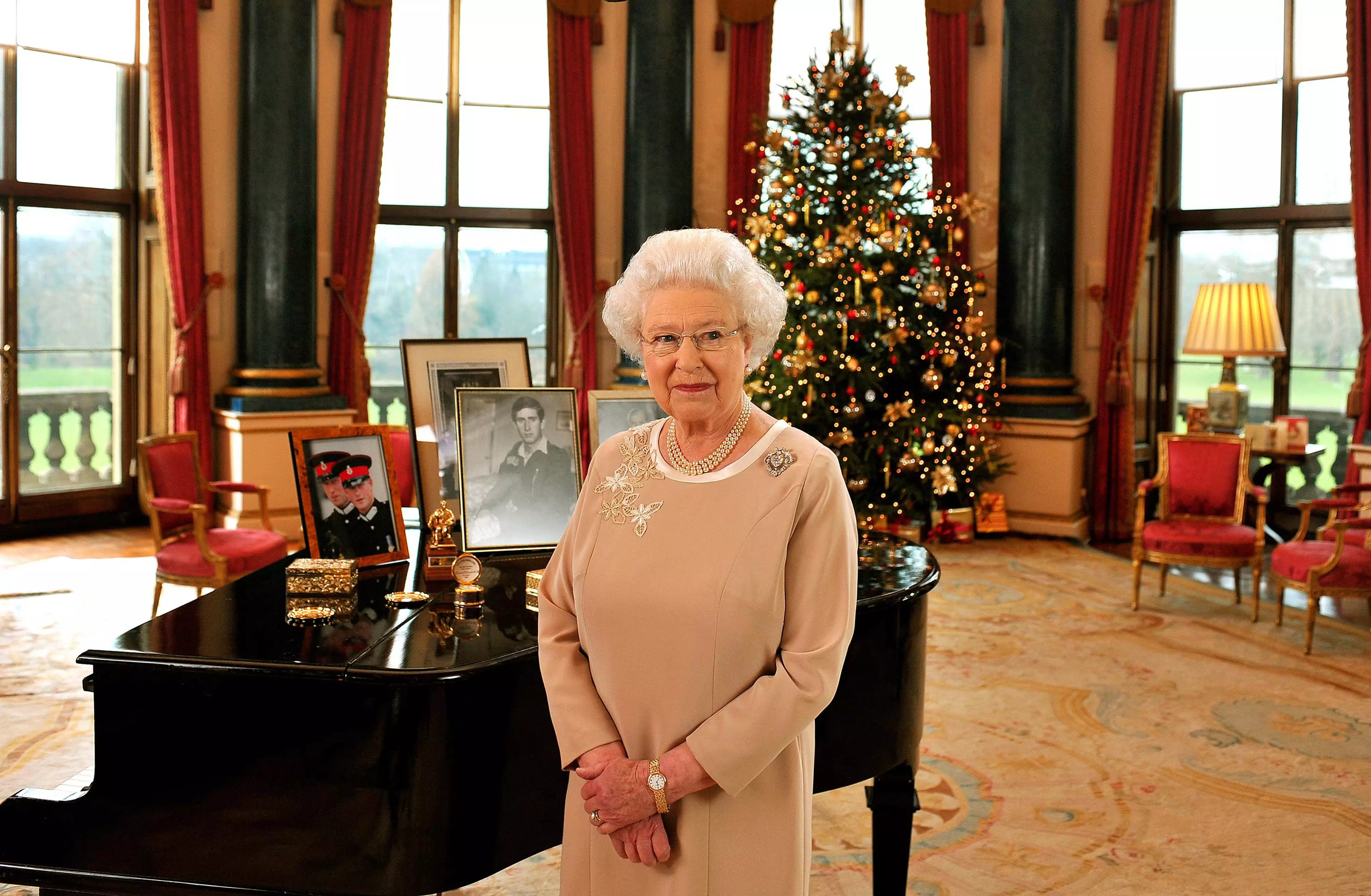 The Queen gives a speech every Christmas (