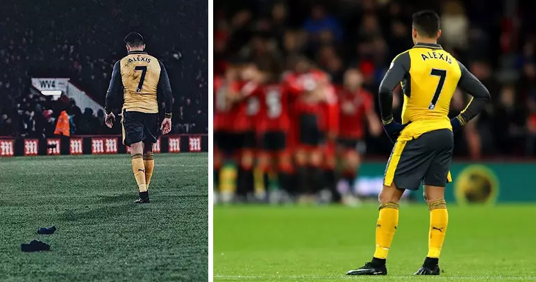 WATCH: Arsenal’s Alexis Sanchez Was Furious At Full-Time Against Bournemouth