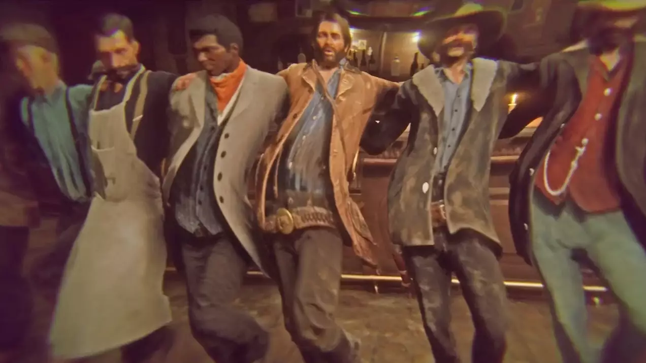 Red Dead Redemption 2 - Drunk Dancing