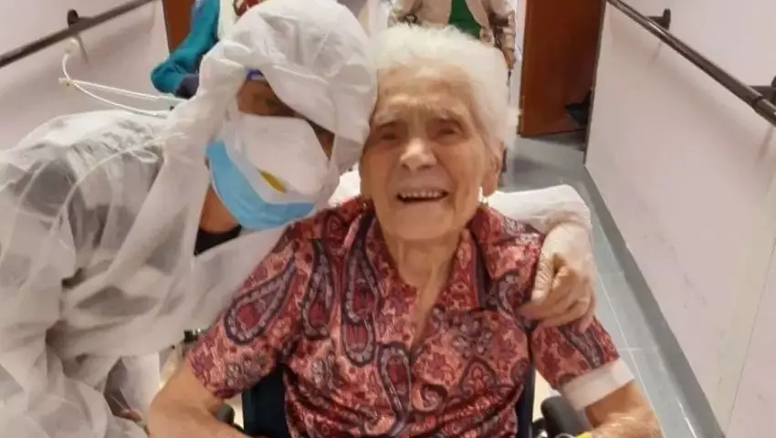 Ada, 104, has made a full recovery from Covid-19.