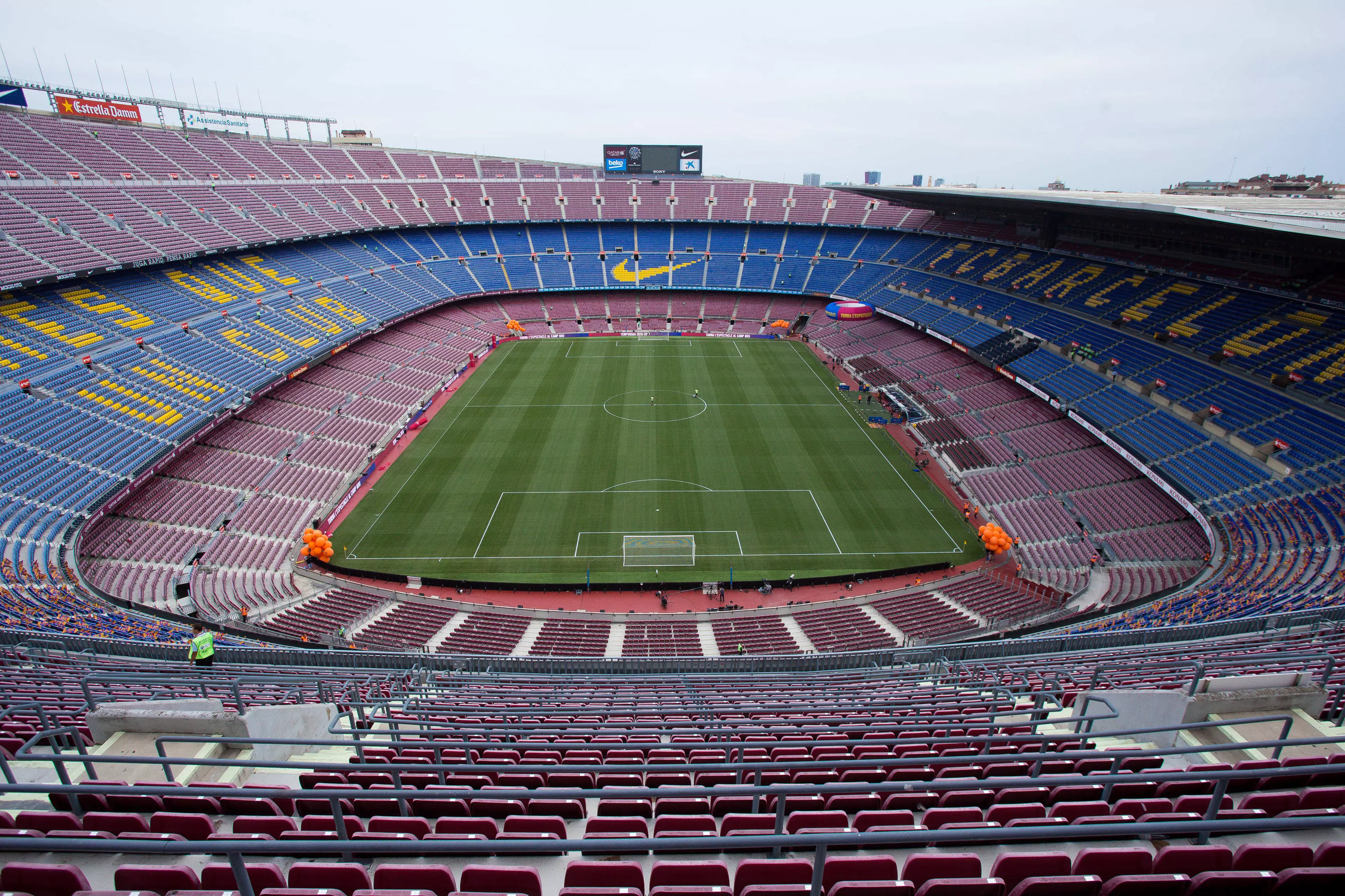 The Camp Nou in all its splendour. Image: PA Images