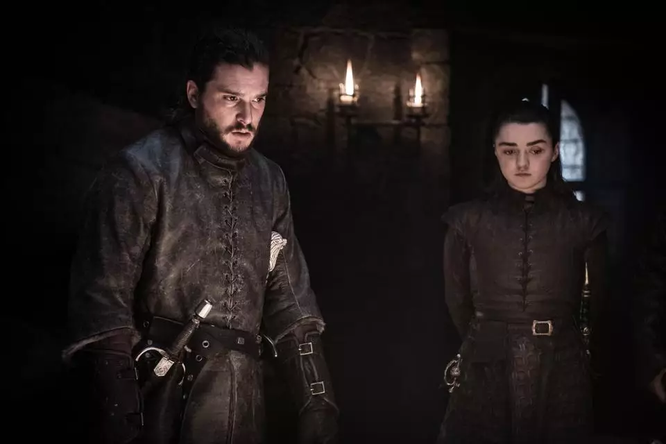 Arya Stark and Jon Snow/Aegon Targaryen/King in the North...