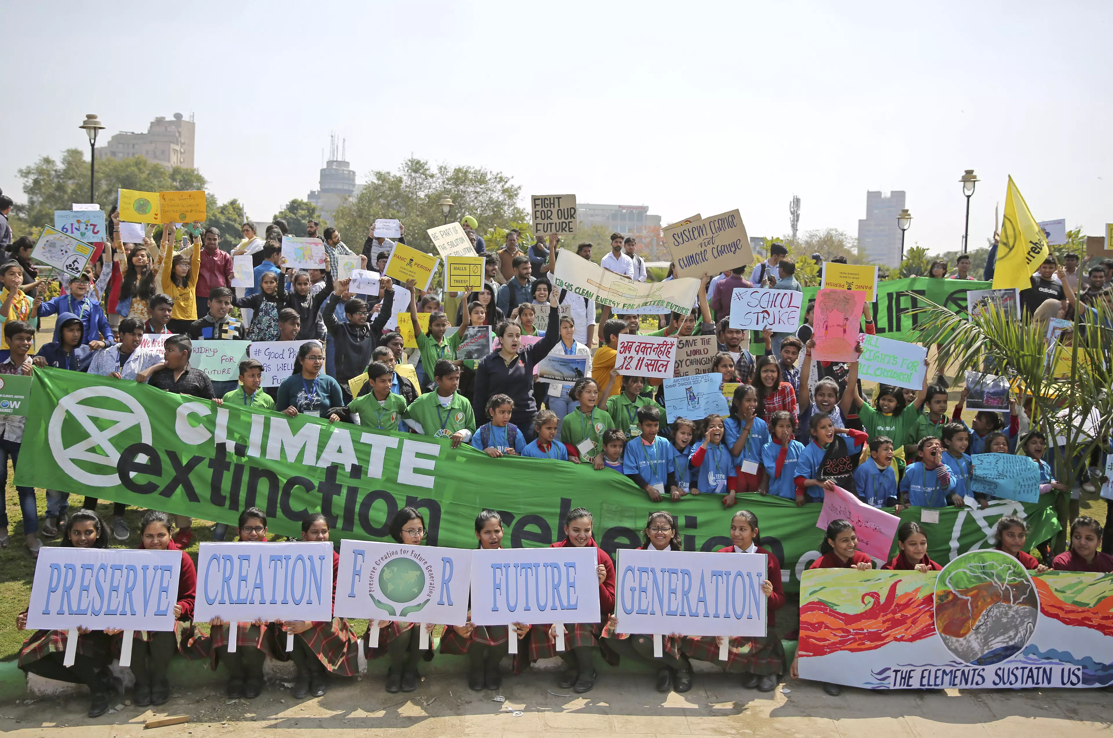 Students around the globe are marching to raise awareness of global warming.