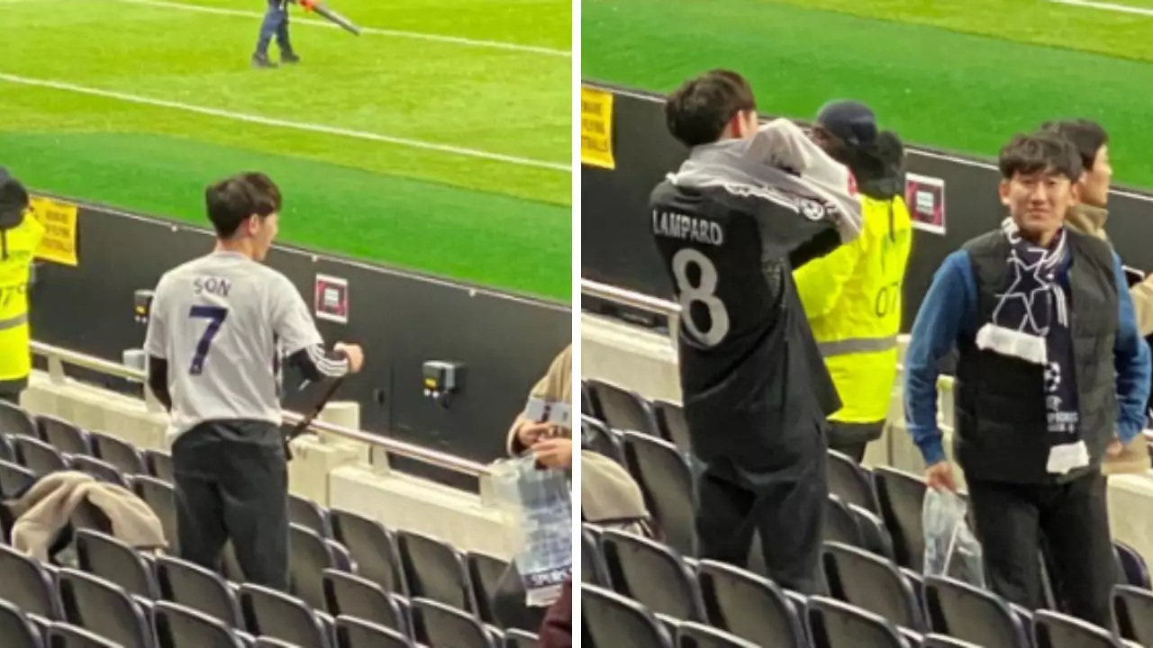 Fan Brutally Ditches 'Son' Shirt For Chelsea Shirt With 'Lampard' On The Back
