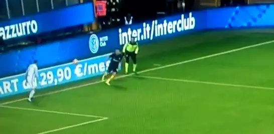 WATCH: Inter Milan's Ivan Perisic Gets Booked For Heading Ball To His Goalkeeper