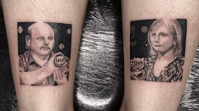 LAD Gets Tattoo Of Infamous Split And Steal Golden Balls Moment