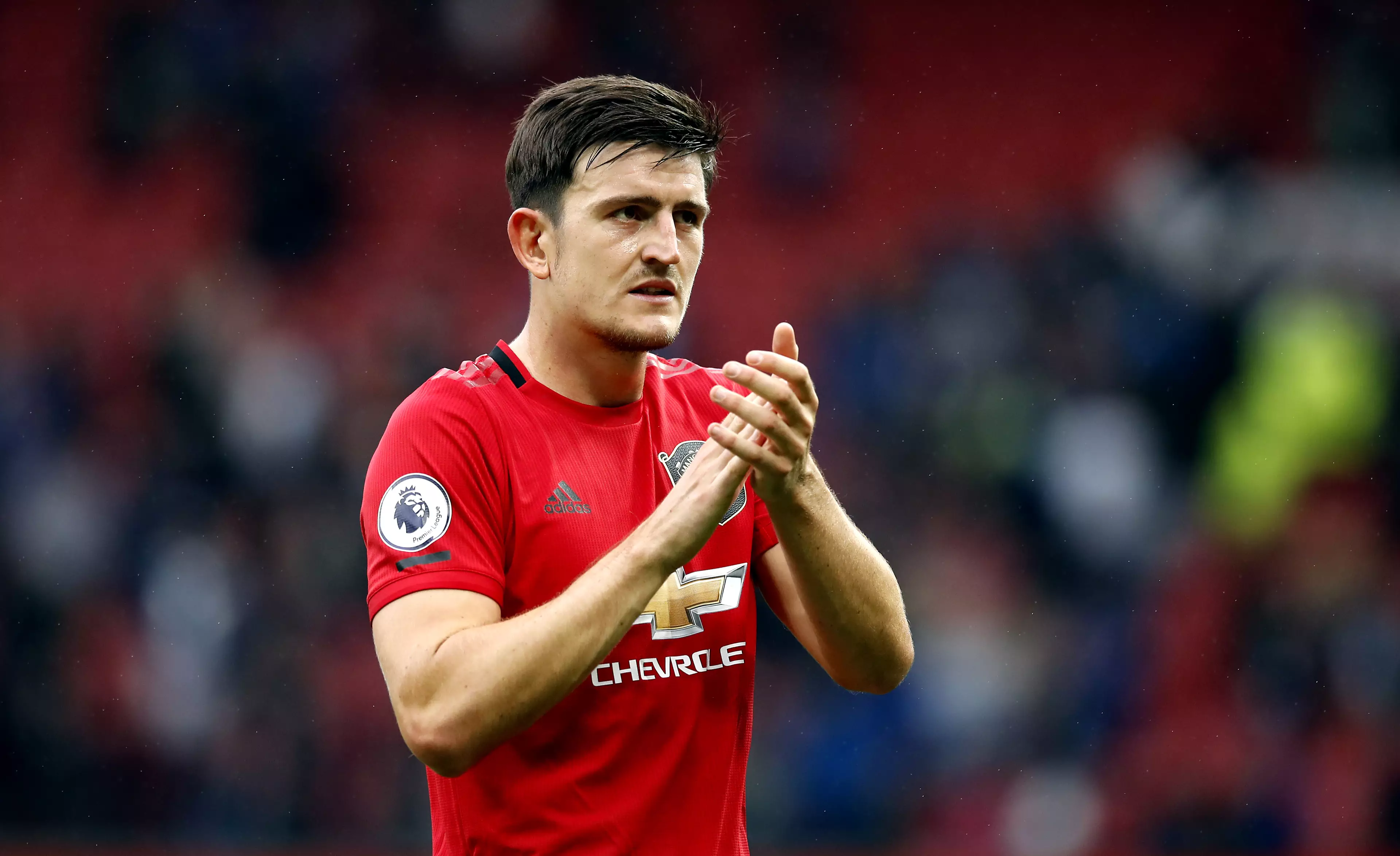 Harry Maguire was named man of the match on Sunday at Old Trafford