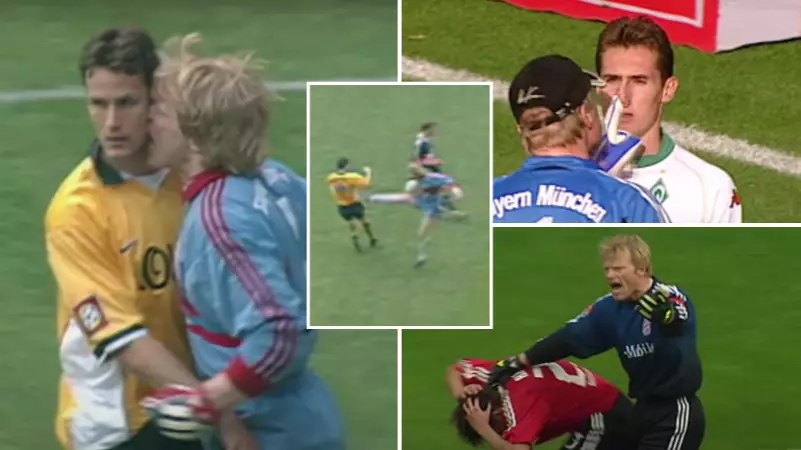 The 'Terrifying' Oliver Kahn Compilation That Shows How Intimidating He Actually Was 