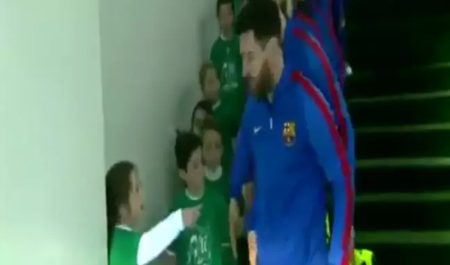 WATCH: This Is What It Means To Be Lionel Messi's Mascot