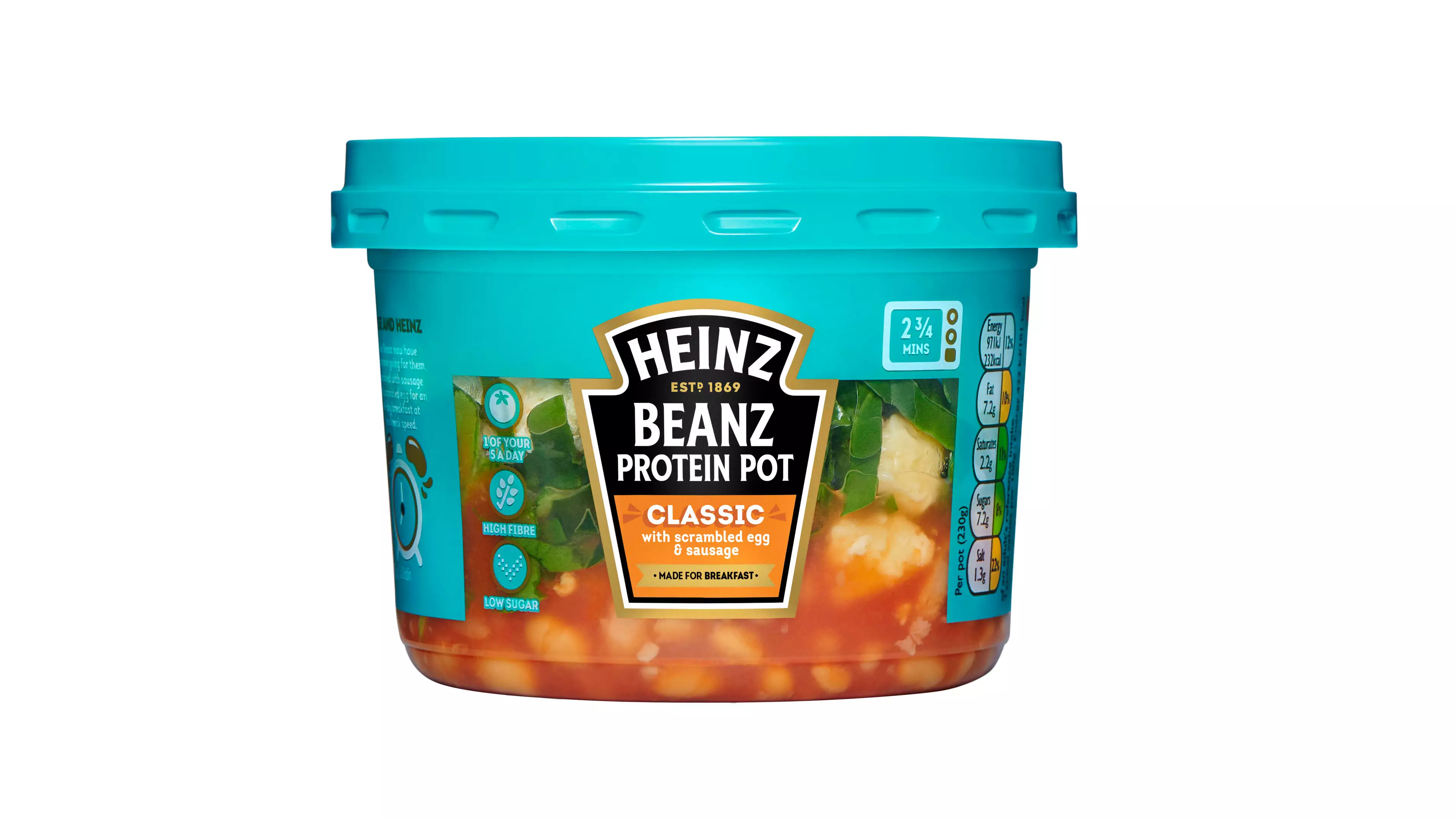 Heinz Launches New Microwavable Breakfast Protein Pot
