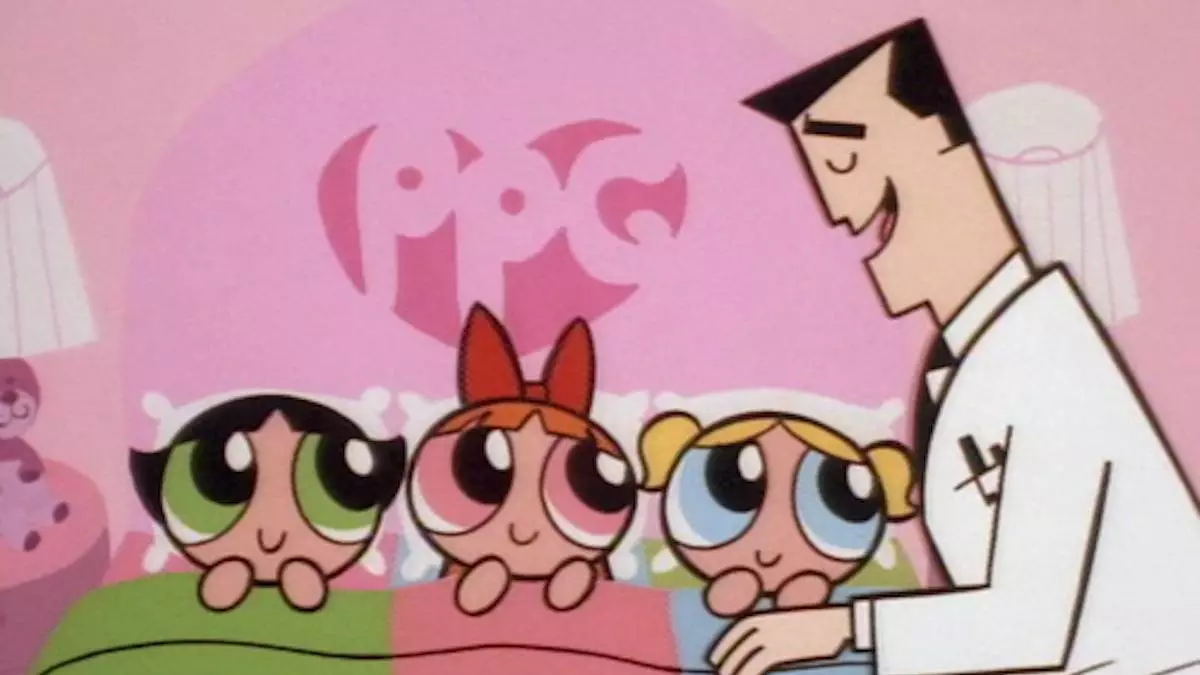 The animated series followed the Powerpuff Girls when they were small.