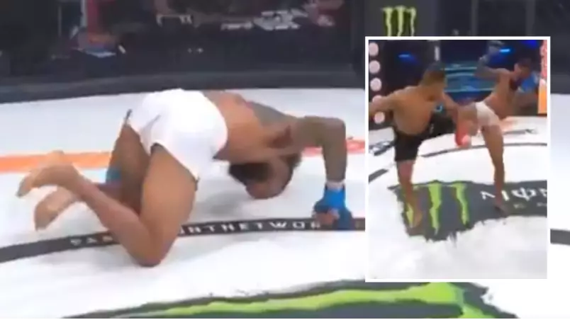 Bellator Fighter Hit With The 'Worst Kick To The Nuts' You'll Ever See 