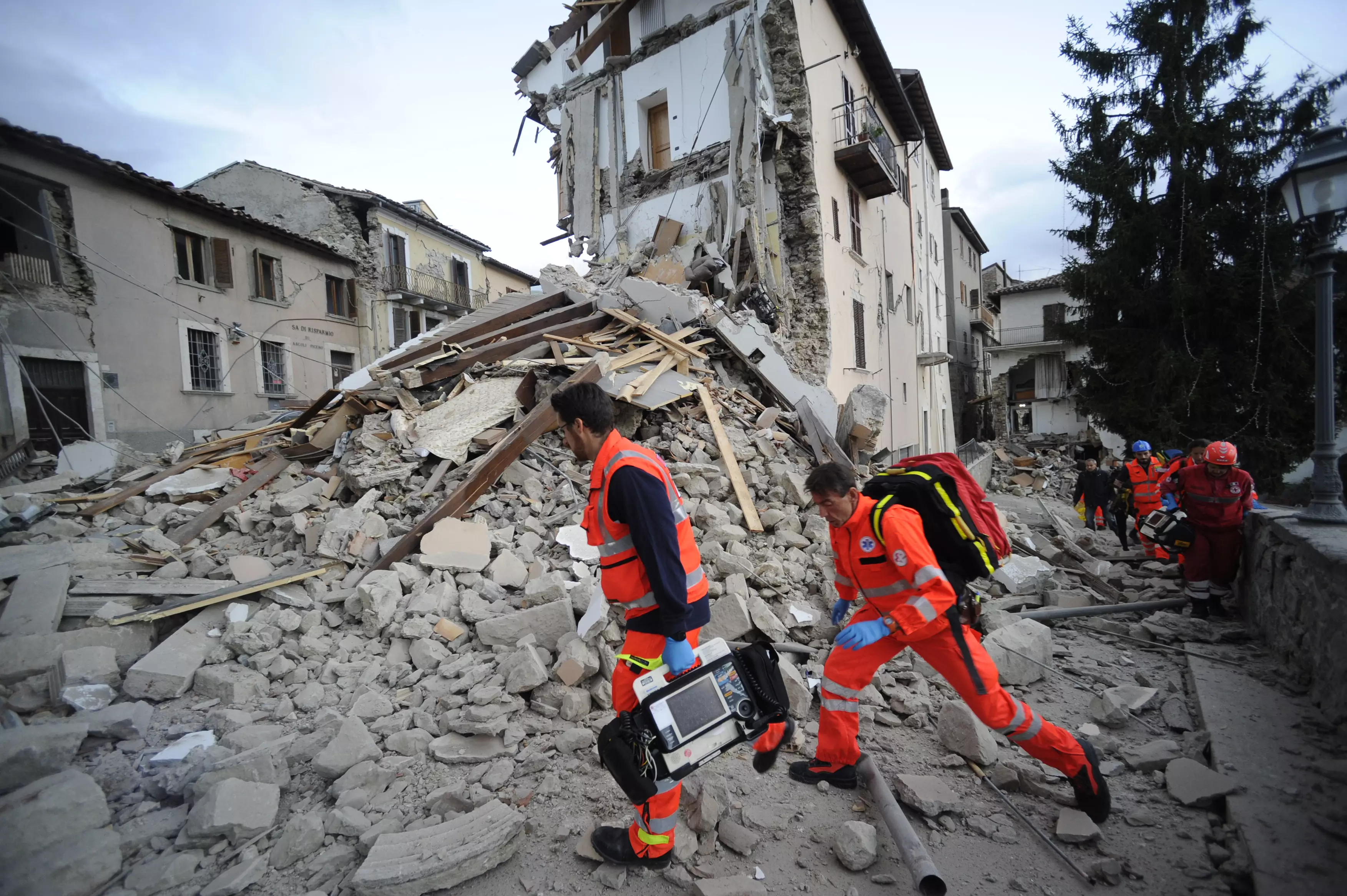 ​Many Feared Dead And Others Trapped After Devastating Earthquake Strikes Central Italy