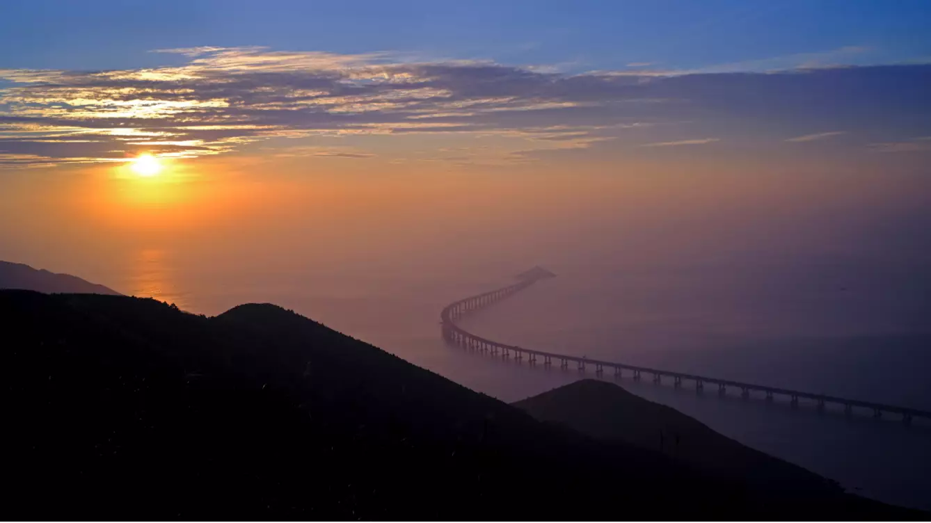 ​World’s Longest Sea-Crossing Bridge Opens This Week Connecting Hong Kong, Zhuhai And Macau Bridge