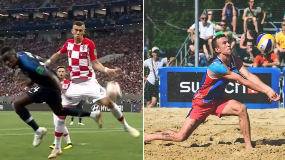 Ivan Perisic Has Also Represented Croatia At Volleyball And Everyone Is Making The Same Joke 