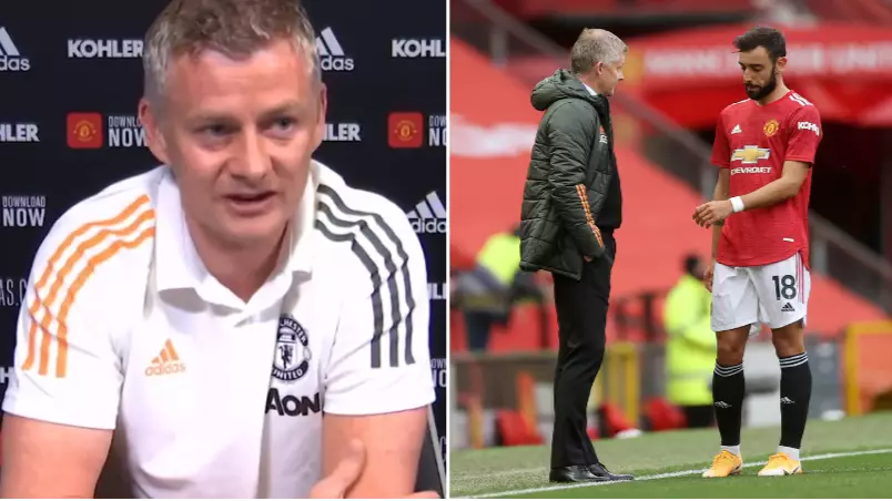 Ole Gunnar Solskjaer Finally Responds To Reports Of A Bust-Up With Bruno Fernandes