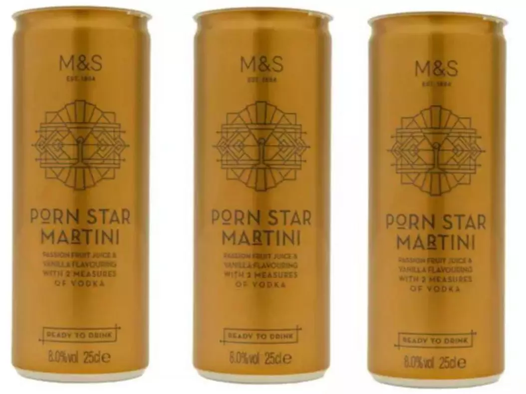 M&S launched its original Pornstar Martini in a can back in 2018 and it quickly became a bestseller. The name was changed to Passion Star Martini in 2019 (
