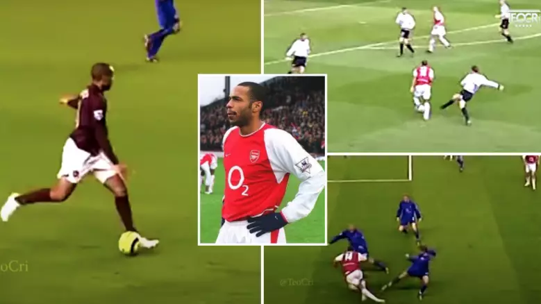 Compilation Of Thierry Henry At Arsenal Proves He Is The Most Entertaining Player In Premier League History