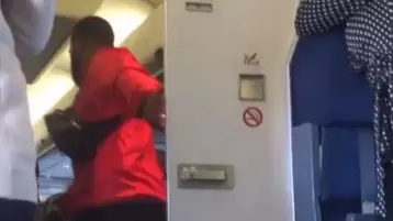 Awkward Moment Couple Were Caught Emerging From Plane Toilet Together