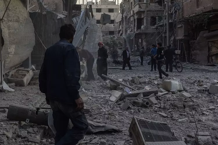 Douma, Damascus, Syria.