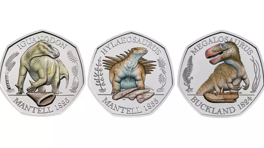 The Royal Mint Releases Three New Dinosaur 50p Coins 