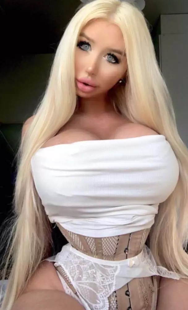 The girl who looks like a barbie doll sales
