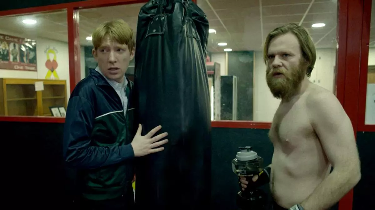 Domhnall and Brian Gleeson in 'Frank of Ireland'
