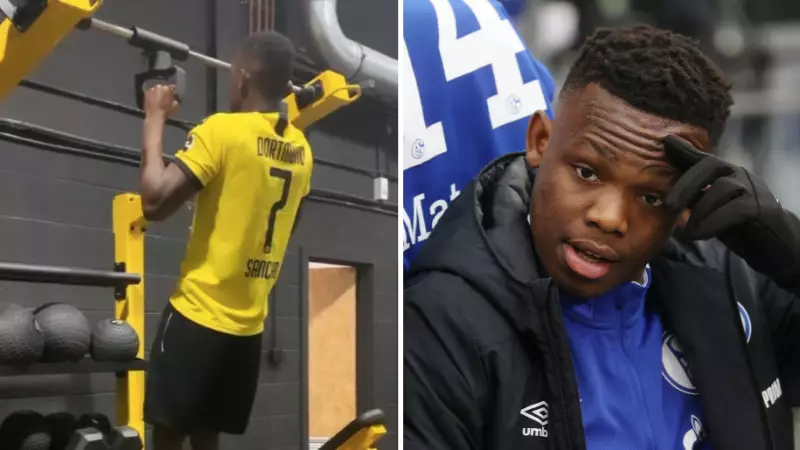 Rabbi Matondo Apologises To Schalke After Being Pictured Wearing Borussia Dortmund Shirt In Training 
