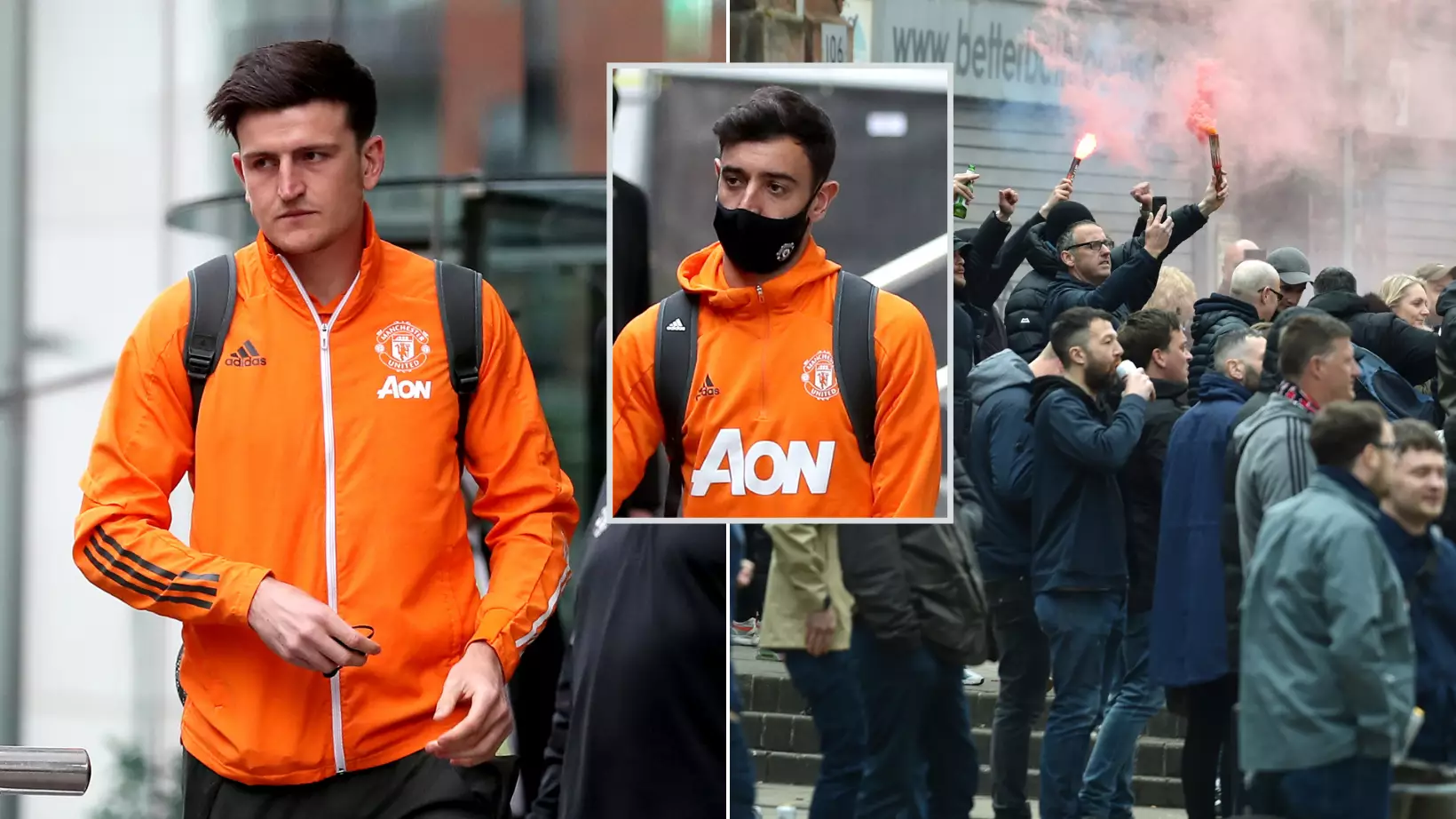 Harry Maguire And Bruno Fernandes Left 'Furious' After They Weren't Allowed To Speak To Manchester United Protestors